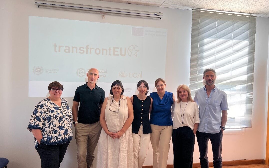 El Consorcio TransFrontEU se reúne en la UMA para evaluar sus resultados y coordinar las nuevas convocatorias Erasmus+ KA171